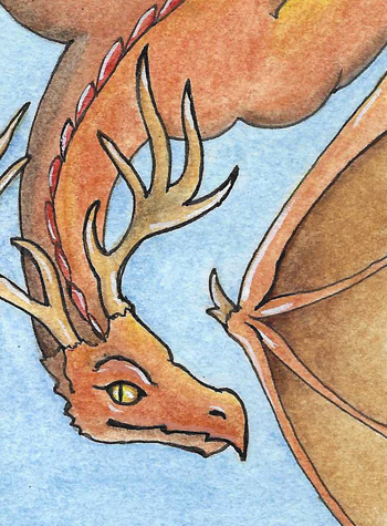 drawing of a dragon